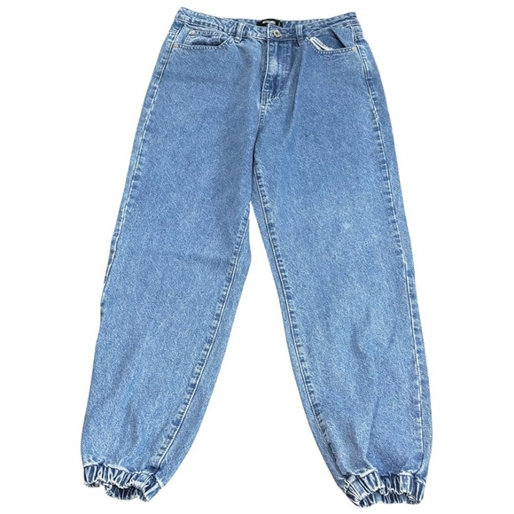 Missguided 8 Medium denim joggers - Picture 1 of 5